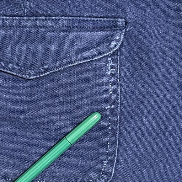 Vintage Patagonia Chino Shorts Mens Tag 38 Fit 36 Blue Double Pleat Evenly Faded - Picture 10 of 14